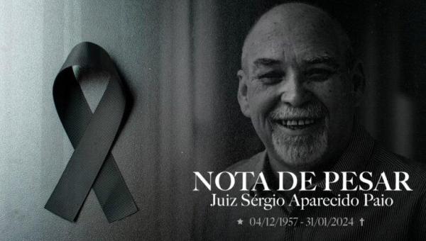 Luto no Judiciário Tocantinense: Falece o juiz Sérgio Aparecido Paio, aos 66 anos