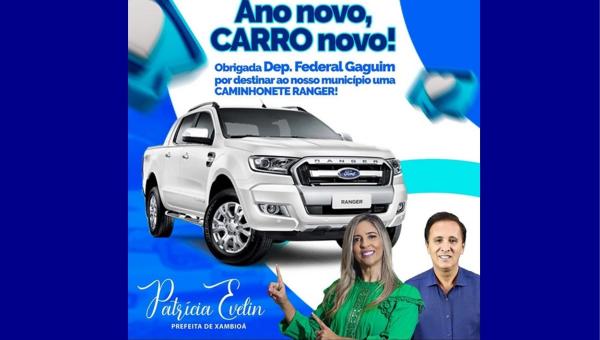 Mais um município recebe veículo oriundo de emenda parlamentar destinada pelo Deputado Carlos Gaguim