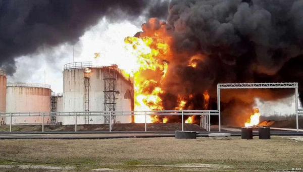 Moscou acusa Kiev de atacar depósito de petróleo em território russo