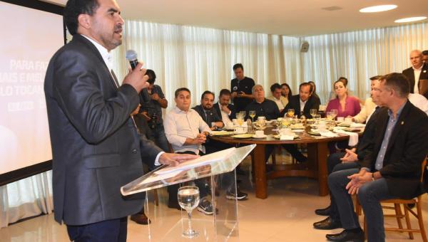 Na Fieto, governador Wanderlei Barbosa defende investimentos no setor produtivo