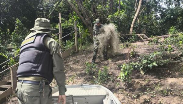 Naturatins intensifica fiscalização e apreende mais de 4 mil metros de redes no norte do Estado