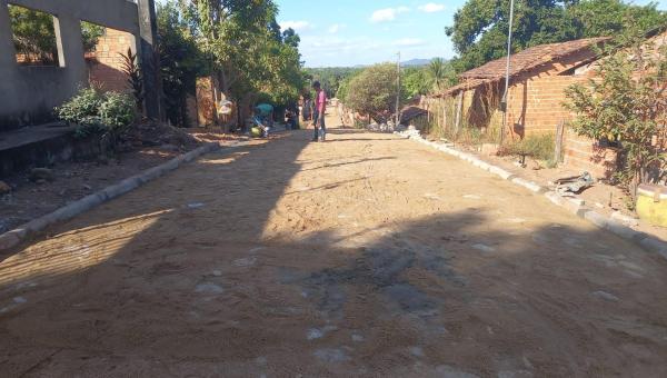 Obras de pavimentação de avenidas do Setor Alto Bonito avançam para finalização em Xambioá