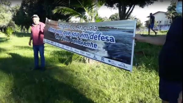ONG Amigos do Araguaia realiza soltura de alevinos em Colinas do Tocantins