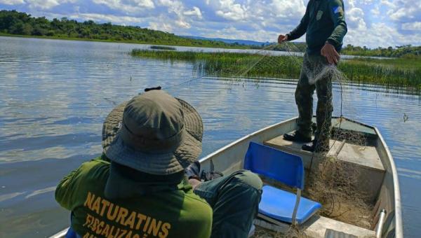 Operação Malha Fina recolhe redes de pesca em ação no Bico do Papagaio