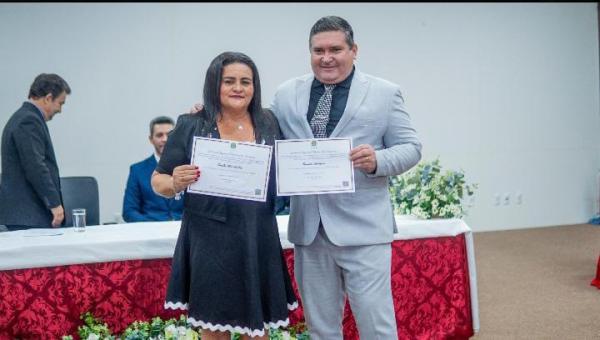 Para o progresso continuar em Aragominas Prefeito Marcos Alexandre e Vice-Prefeita Eneilta são diplomados em cerimônia histórica 