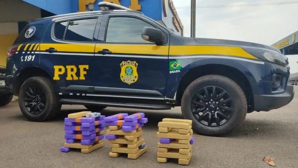 Passageiro é preso após polícia encontrar mais de 30 kg de maconha escondidos em bagageiro de ônibus