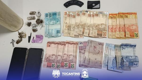 PMTO prende dupla por tráfico de drogas em Araguatins.