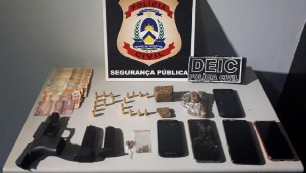 Polícia Civil deflagra 2ª Fase da Operação Desande e apreende drogas, munições e armas de fogo em Araguaína