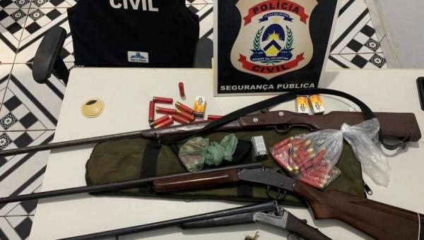 Polícia Civil deflagra operação Lei e Ordem e prende três pessoas em Ananás