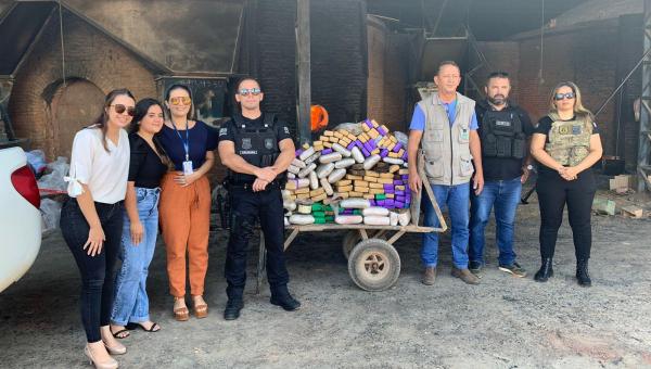 Polícia Civil incinera mais de 200kg de drogas em Paraíso do Tocantins