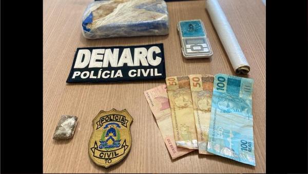Polícia Civil prende casal por tráfico de drogas e apreende mais de um quilo de crack em Araguaína