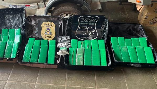 Polícia Civil prende duas mulheres e apreende mais de 35kg de maconha em Guaraí 