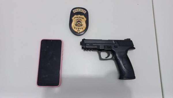 Polícia Civil prende em flagrante homem suspeito de praticar roubo a mão armada 