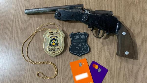 Polícia Civil prendeu suspeito de aplicar golpe do falso Pix no comércio de Paraíso do Tocantins