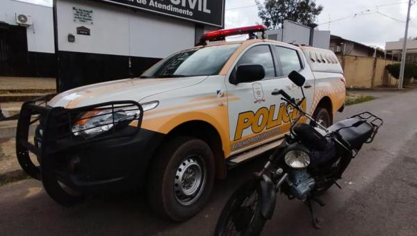 Polícia Militar apreende motocicleta com adulteração nos sinais de identificação veicular em Araguaína 
