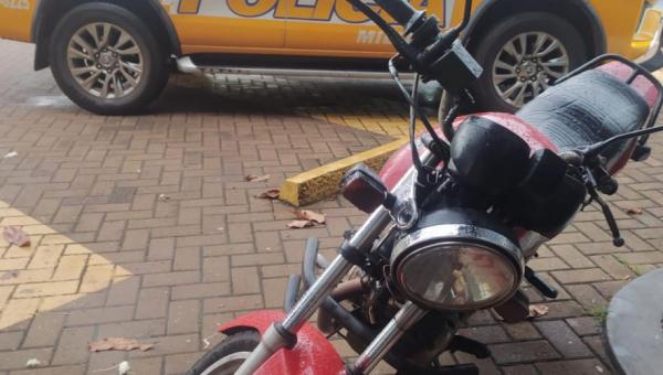 Polícia Militar de Araguaína recupera na TO 222 motocicleta furtada 