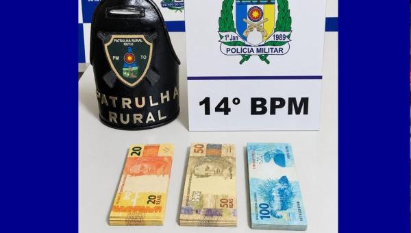 Polícia Militar do Tocantins apreende R$ 4,1 mil em cédulas falsas e conduz adolescente em Colinas do Tocantins