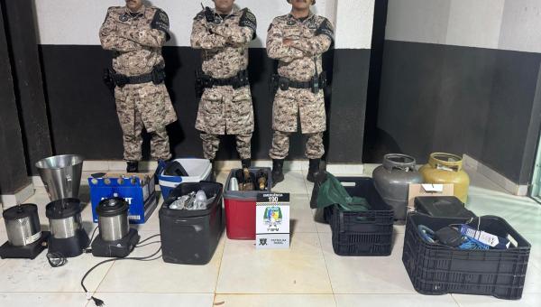 Polícia Militar prende dois homens por receptação qualificada e recupera produtos furtados em Palmas