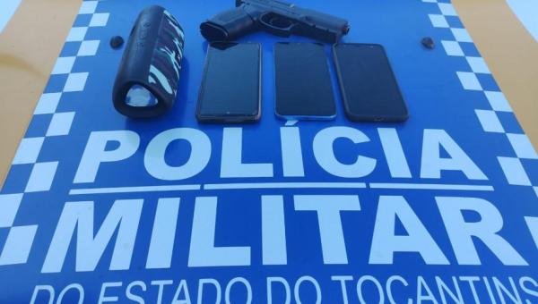 Polícia Militar prende dois homens por roubo e apreende adolescente em Araguaína 