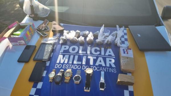 Polícia Militar prende dois homens por tráfico de drogas em Araguaína