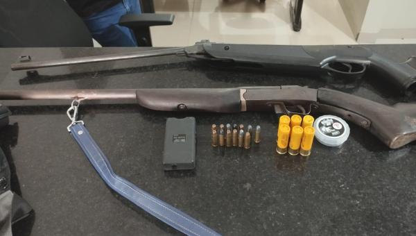 Polícia Militar prende homem por adulteração de sinais identificadores de arma de fogo em Babaçulândia