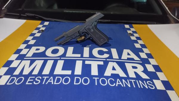 Polícia Militar prende homem por porte ilegal de arma de fogo em Araguaína