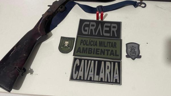 Polícia Militar prende homem por porte ilegal de arma de fogo em rodovia de Colinas do Tocantins