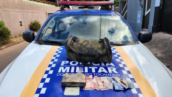 Polícia Militar prende homem suspeito de tráfico de drogas em Araguaína