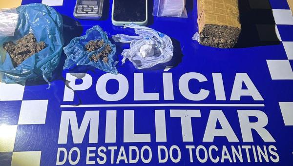 Polícia Militar prende mulher e apreende adolescente por tráfico de drogas em São Miguel do Tocantins