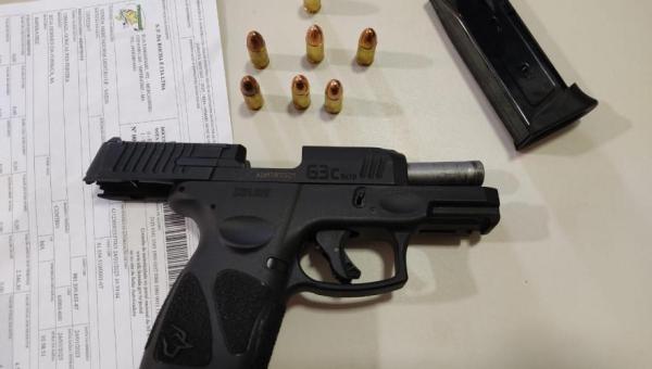 Polícia Militar prende suspeito de disparo de arma de fogo em Itaguatins