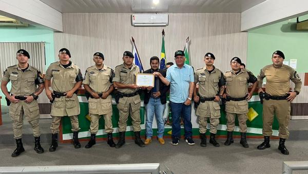 Polícia Militar recebe Moção de Aplausos da Câmara Municipal de Araguatins