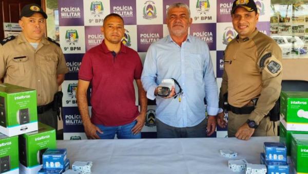 Polícia Militar recebe novos equipamentos para ampliação do sistema de videomonitoramento em Araguatins