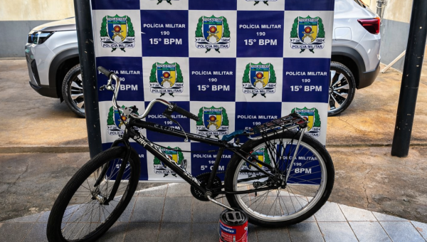 Polícia Militar recupera bicicleta e apreende dois adolescentes por furto em Tocantinópolis