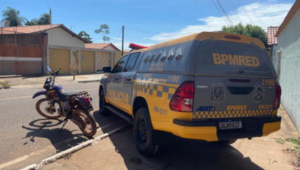 Polícia Militar recupera motocicleta com registro de furto em Axixá do Tocantins
