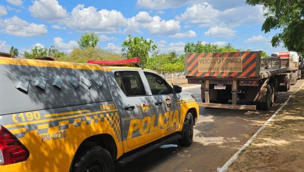 Polícia Militar recupera semirreboque adulterado em São Miguel do Tocantins