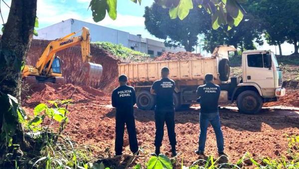 Polícia Penal inicia construção de estande de tiros na Unidade Penal de Colmeia