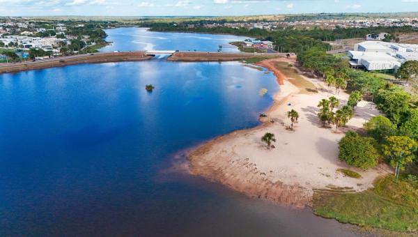 Prainha da Via Lago está liberada para banho