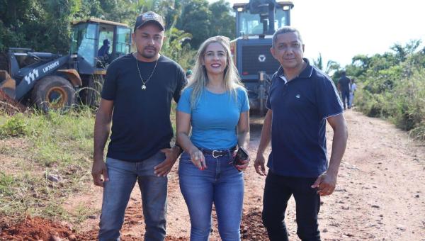 Prefeita Patrícia Evelin destaca obras para a população de Xambioá