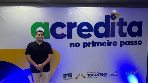 Prefeito de Babaçulândia, Ismael Brito, marca presença no lançamento do Programa Acredita no Primeiro Passo