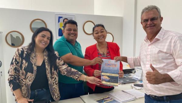 Prefeito Valdemar Nepomoceno convida autoridades, em Palmas, para evento sobre discussão de temas ambientais em Ananás
