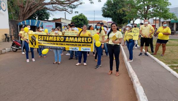 PREFEITURA DE ANANÁS REALIZOU CAMPANHA SETEMBRO AMARELO – MÊS DE PREVENÇÃO AO SUICÍDIO