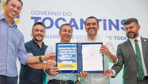 Prefeitura de Araguaína e Governo do Tocantins firmam parceria para elaboração de plano de manejo em área de preservação de nascentes