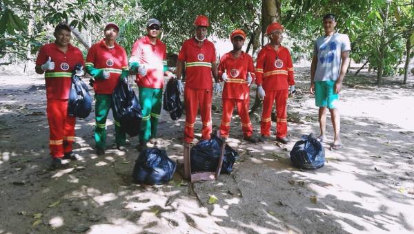 Prefeitura de Cachoeirinha realiza limpeza de Córrego com apoio de Brigadistas
