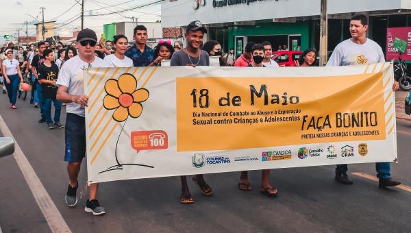 Prefeitura de Colinas do Tocantins realiza caminhada contra exploração sexual de crianças e adolescentes