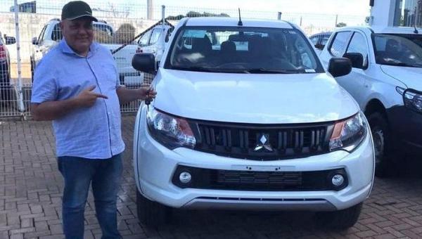 Prefeitura de Rio Sono recebe veículo adquirido com recursos do Deputado Gaguim