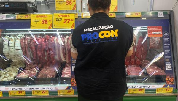 Procon Tocantins encontra variação de até 120% nos preços das carnes em Araguaína