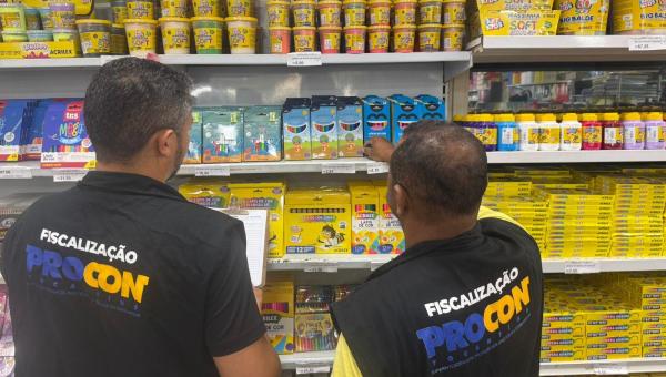 Procon Tocantins encontra variação de até 245% nos preços de materiais escolares em Gurupi