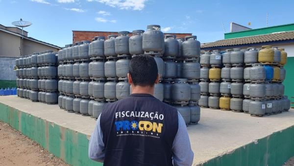 Procon Tocantins notifica mais de 30 revendedores de gás de cozinha