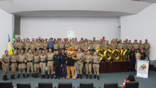 Polícia Militar forma 40 novos instrutores do Proerd e comemora 500 mil atendimentos no Tocantins