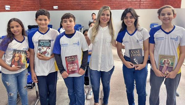 Projeto de leitura de Sítio Novo do Tocantins transforma e incentiva o hábito de leitura dos estudantes